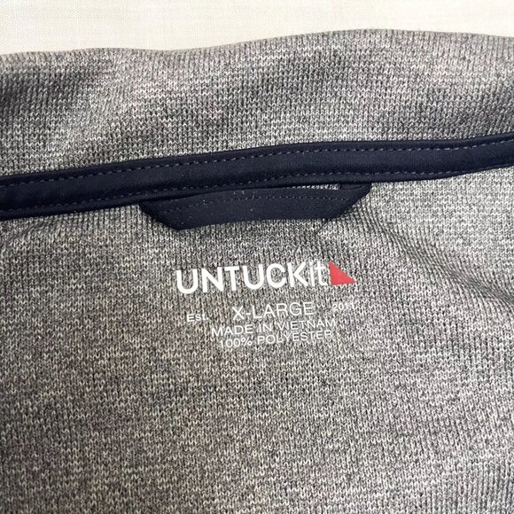 Untuckit Men's Tyrus Two Tone Pullover Size XL - Picture 3 of 5